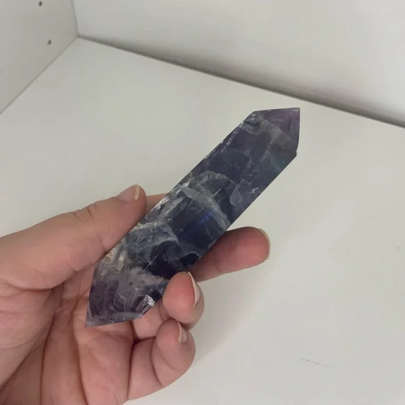 Fluorite Double Point - Picture 2 of 5